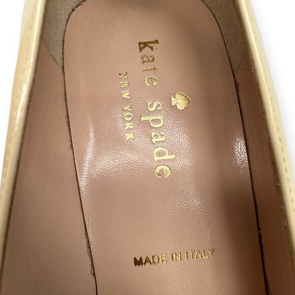 Kate Spade NY | Size 6 | Annalise Blush Patent Leather Round-Toe 2.75" Heel Pump - Picture 4 of 11
